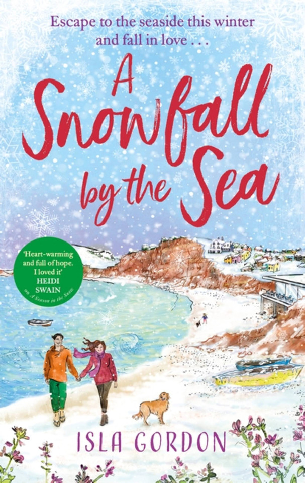 A Snowfall by the Sea book cover by Isla Gordon