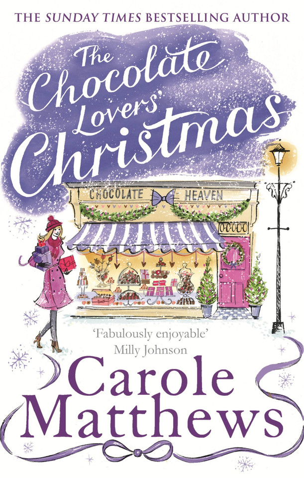 The Chocolate Lovers' Christmas book cover by Carole Matthews