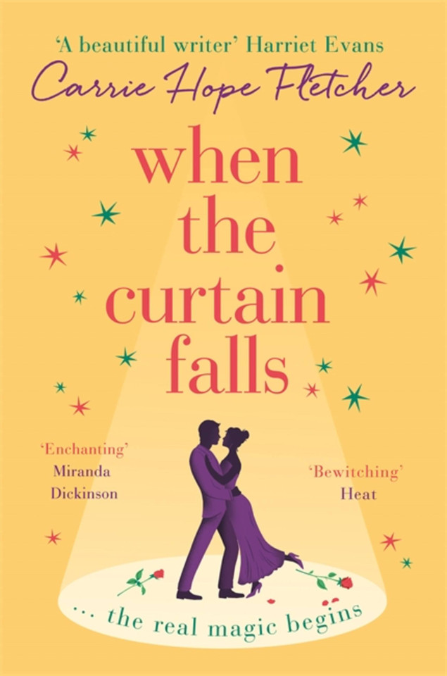 When The Curtain Falls: The TOP FIVE Sunday Times Bestseller book cover by Carrie Hope Fletcher