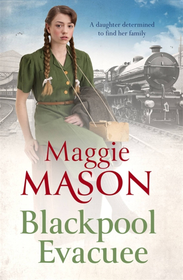 Blackpool Evacuee book cover by Maggie Mason