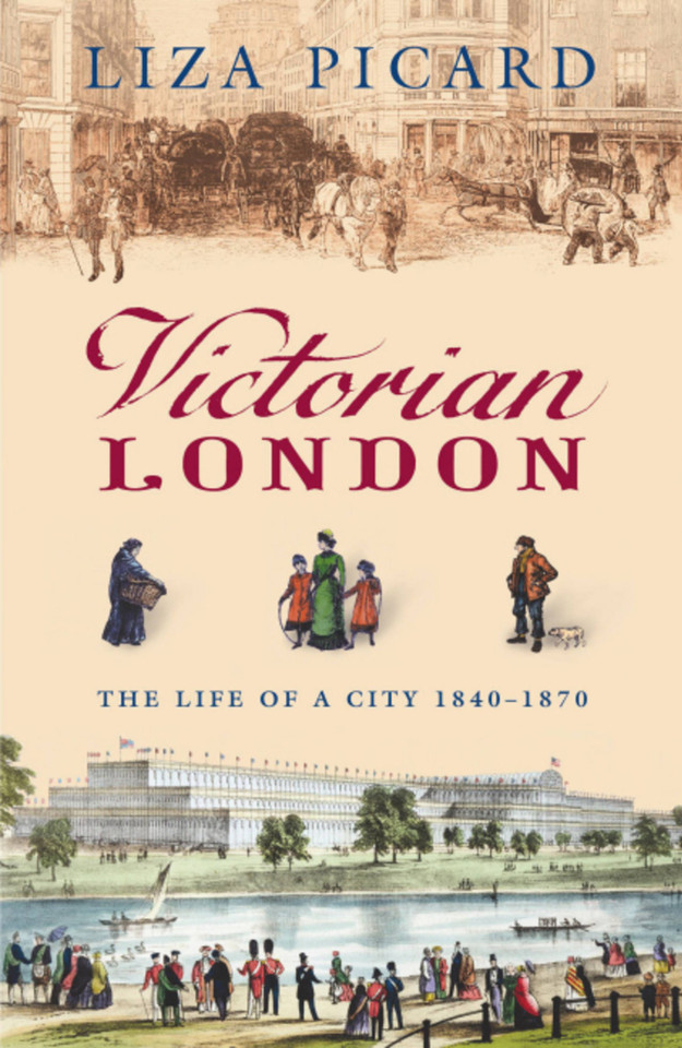 Victorian London book cover by Liza Picard
