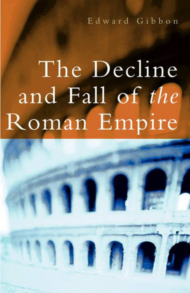 The Decline and Fall of the Roman Empire book cover by Edward Gibbon, Hugh Trevor-Roper