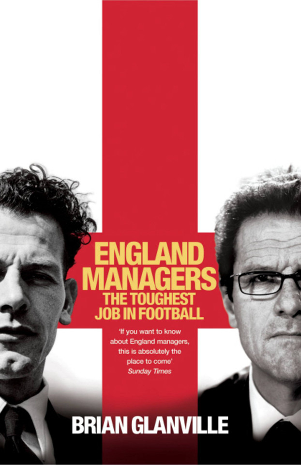 England Managers book cover by Brian Glanville