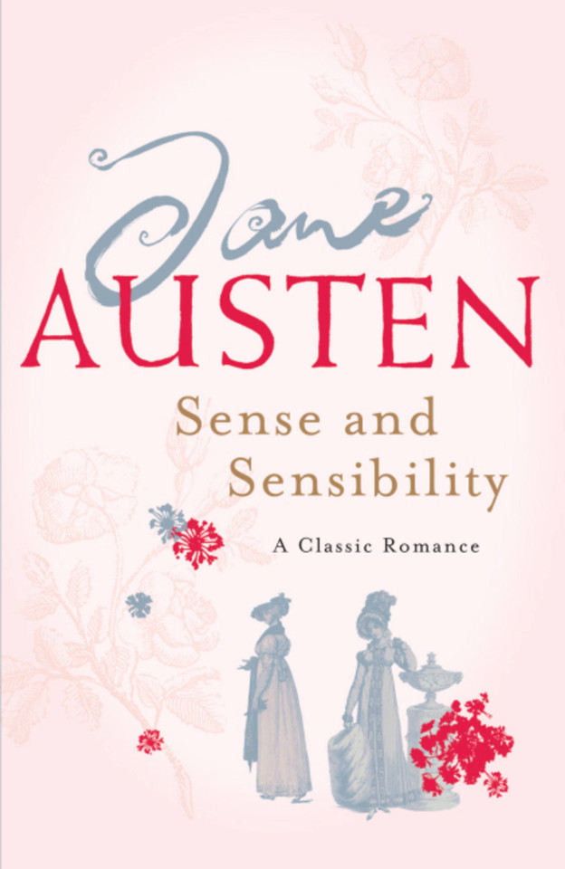 Sense and Sensibility book cover by Jane Austen