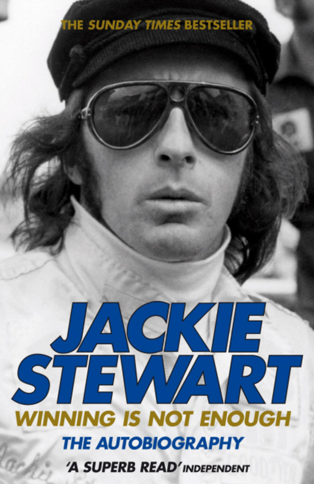 Winning is Not Enough book cover by Sir Jackie Stewart