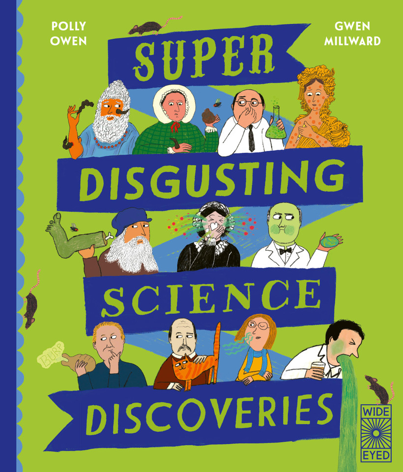 Super-Disgusting Science Discoveries book cover by Polly Owen