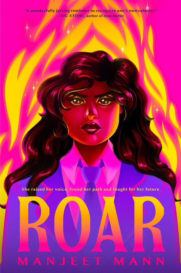 Roar book cover by Manjeet Mann