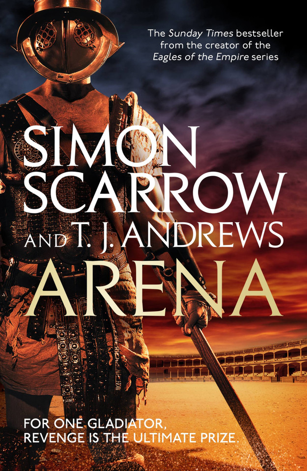 Arena book cover by Simon Scarrow