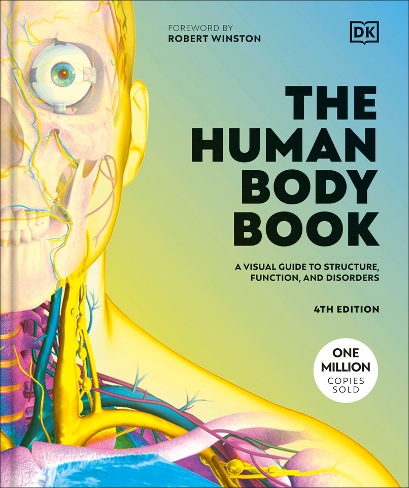 The Human Body Book: A Visual Guide to Structure and Function (DK Human Body Guides) book cover by DK