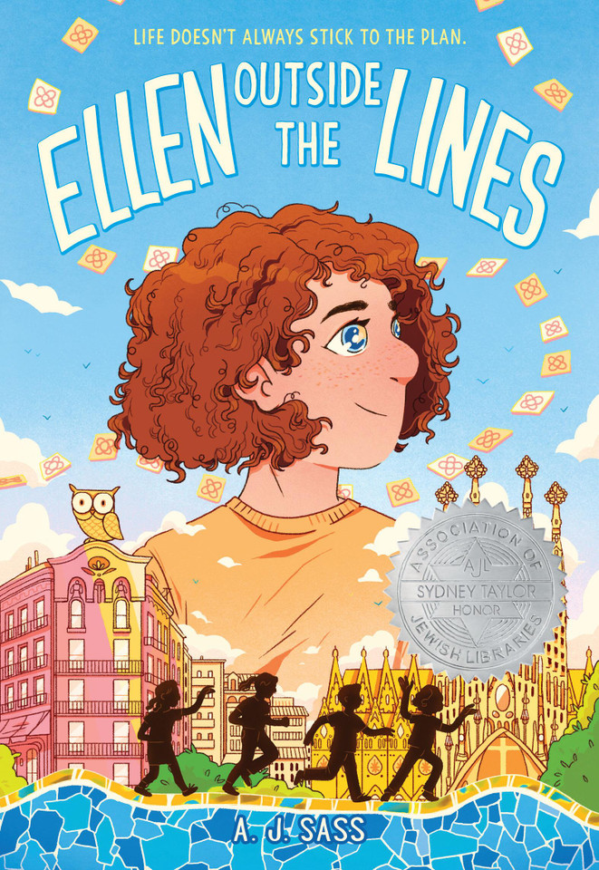 Ellen Outside the Lines book cover by A. J. Sass