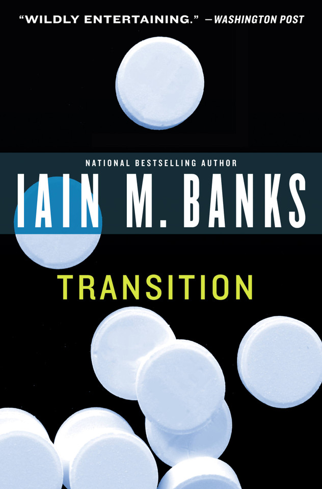 Transition book cover by Iain M. Banks