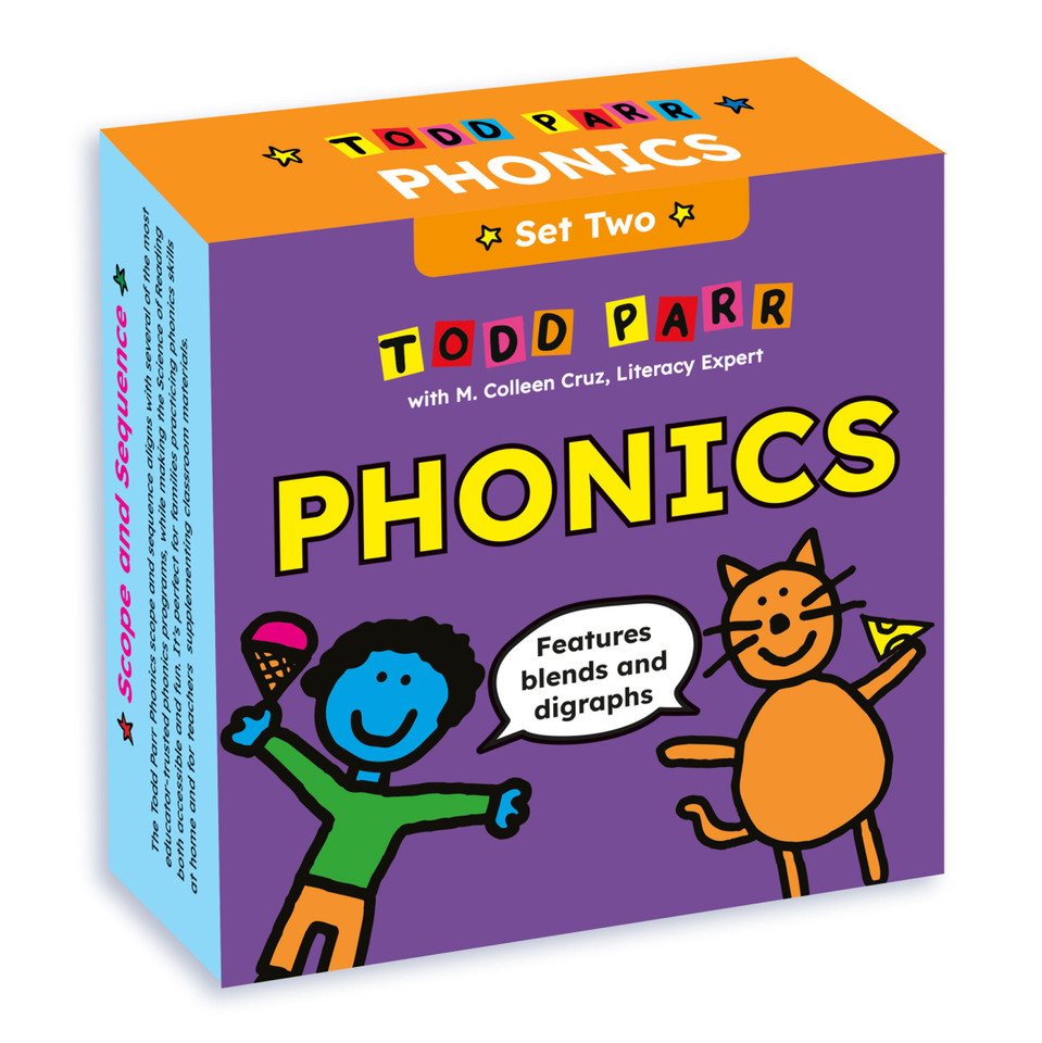 Todd Parr Phonics: Set Two: Blends and Digraphs (12 Books for New Readers) (Todd Parr Phonics #2) book cover by Todd Parr