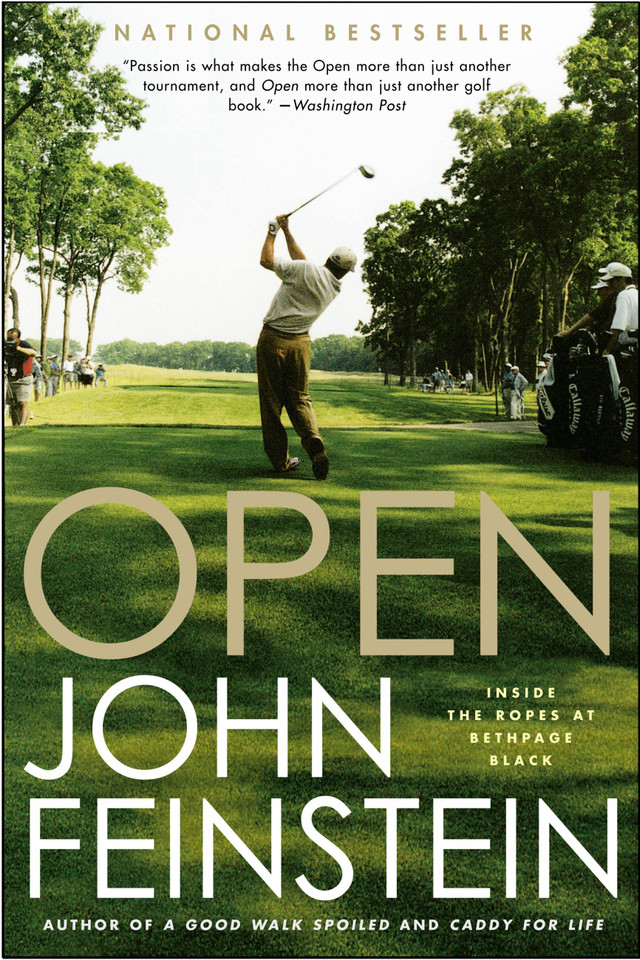 Open: Inside the Ropes at Bethpage Black book cover by John Feinstein