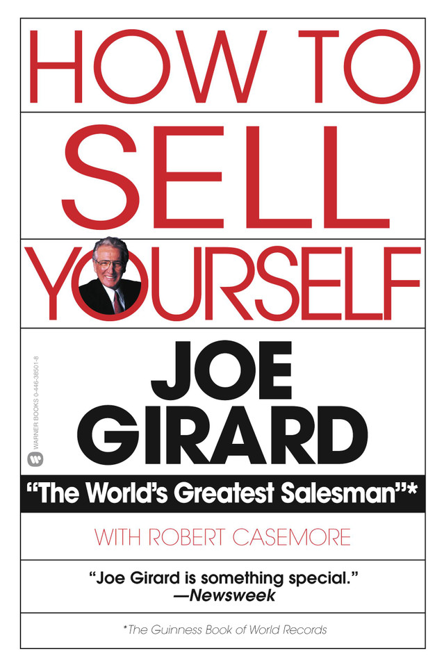 How to Sell Yourself book cover by Robert Casemore, Joe Girard