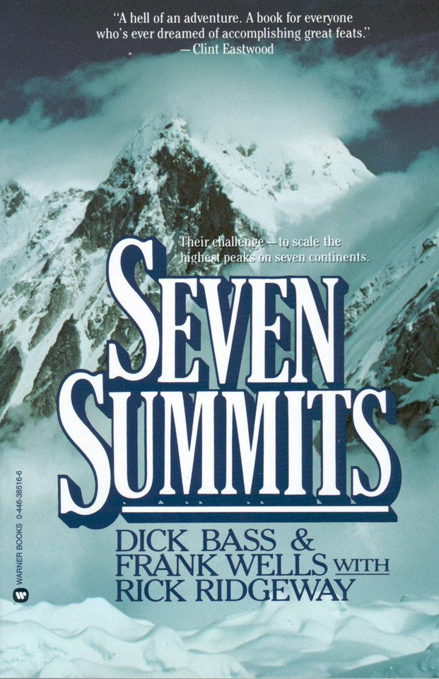 Seven Summits book cover by Rick Ridgeway, Frank Wells, Dick Bass