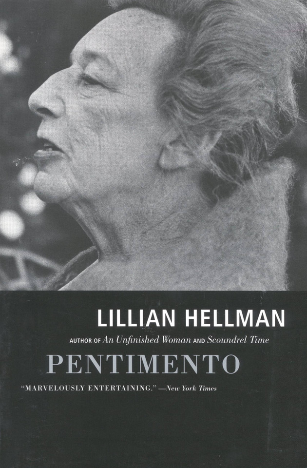 Pentimento book cover by Lillian Hellman