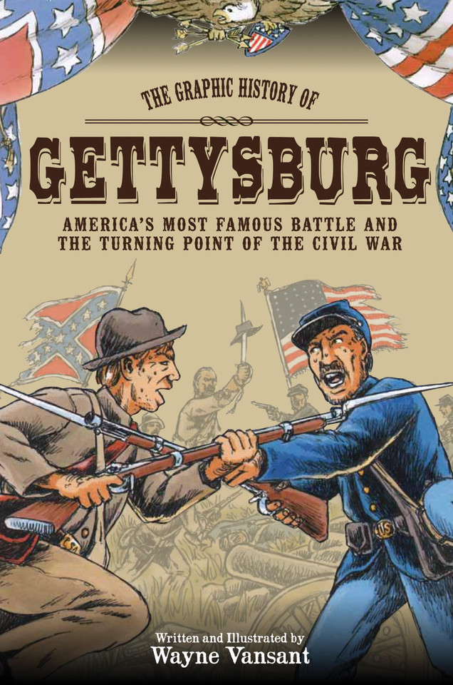 Gettysburg: The Graphic History of America's Most Famous Battle and the Turning Point of The Civil War (Zenith Graphic Histories) book cover by Wayne Vansant