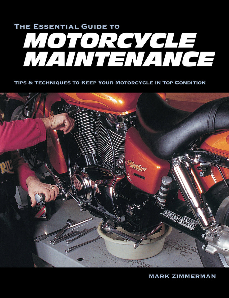 The Essential Guide to Motorcycle Maintenance book cover by Mark Zimmerman