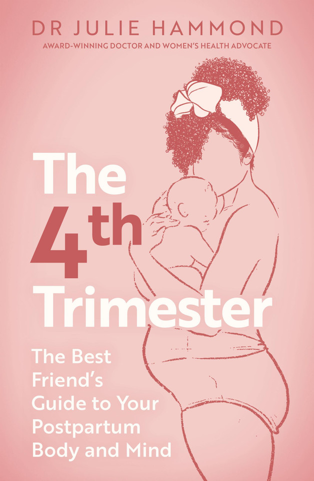 The Fourth Trimester: The Best Friend's Guide to Your Postpartum Body book cover by Julie Hammond