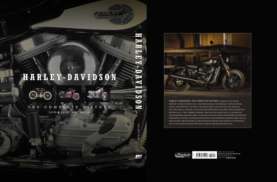 Harley-Davidson: The Complete History book cover by Darwin Holmstrom