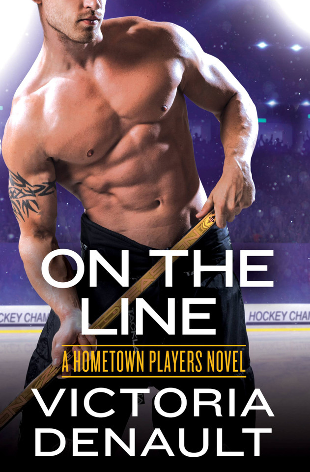 On the Line (Hometown Players #5) book cover by Victoria Denault