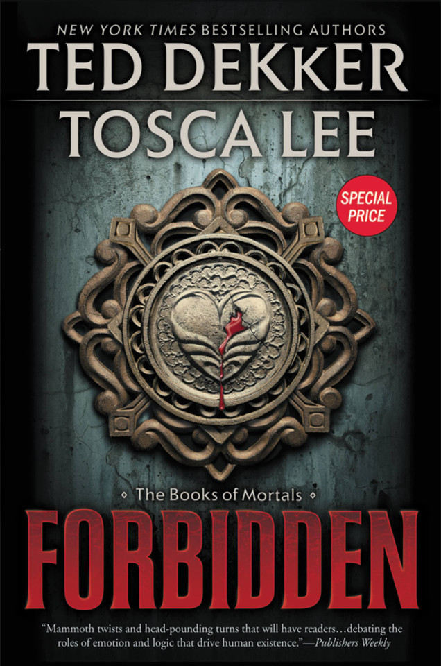 Forbidden (The Books of Mortals) book cover by Tosca Lee, Ted Dekker
