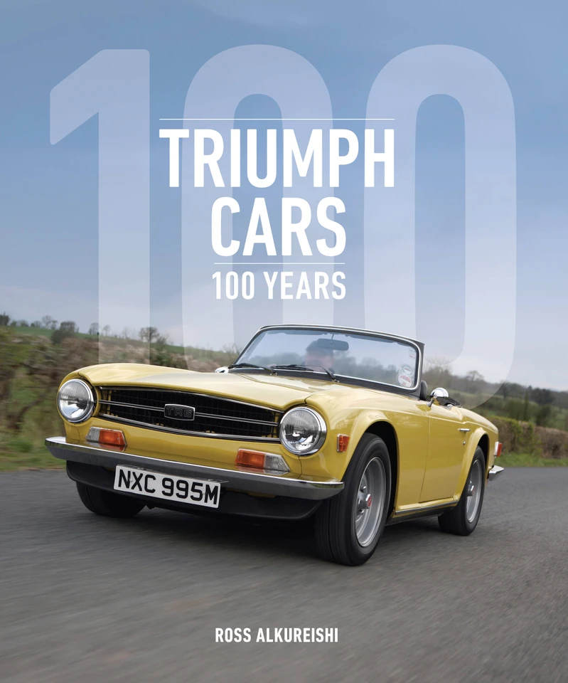 Triumph Cars: 100 Years book cover by Ross Alkureishi