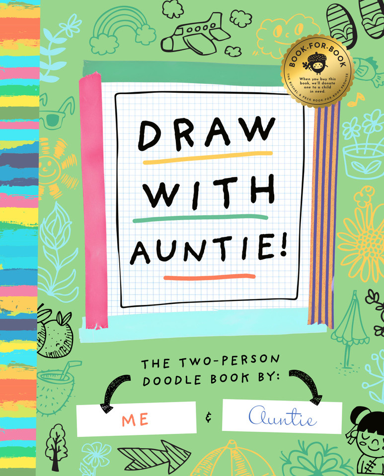 Draw With Auntie! (Two-odle Doodle #5) book cover by Bushel & Peck Books