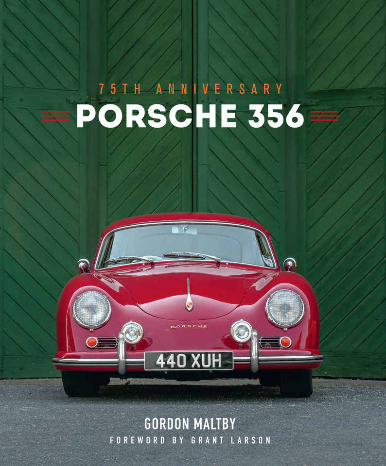 Porsche 356: 75th Anniversary book cover by Mr. Gordon Maltby