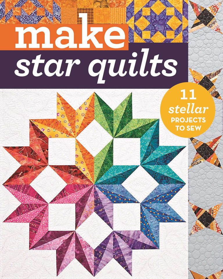 Make Star Quilts: 11 Stellar Projects to Sew (Make) book cover by Alex Anderson, Natalia Whiting Bonner, Kathleen Whiting, Sandy Bonsib, Barbara H. Cline, Beth Ferrier, Mary Katherine Fons, Jan P Krentz, Sherri McConnell, Elena Roscoe