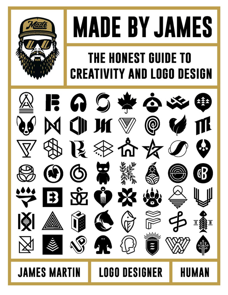 Made by James: The Honest Guide to Creativity and Logo Design book cover by James Martin, Made by James