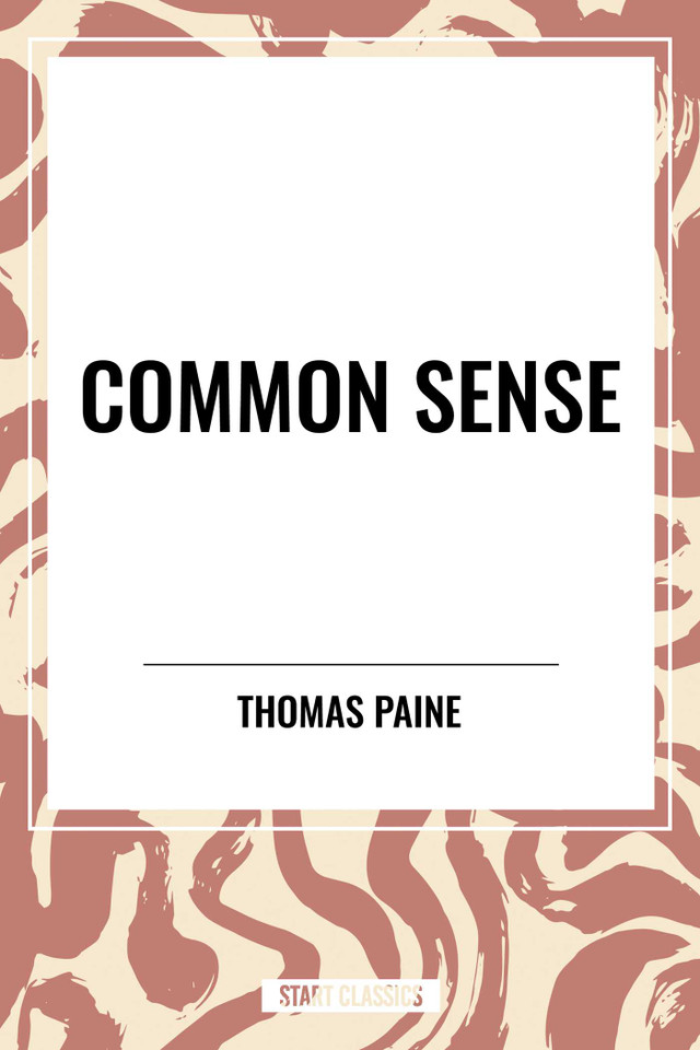 Common Sense book cover by Thomas Paine