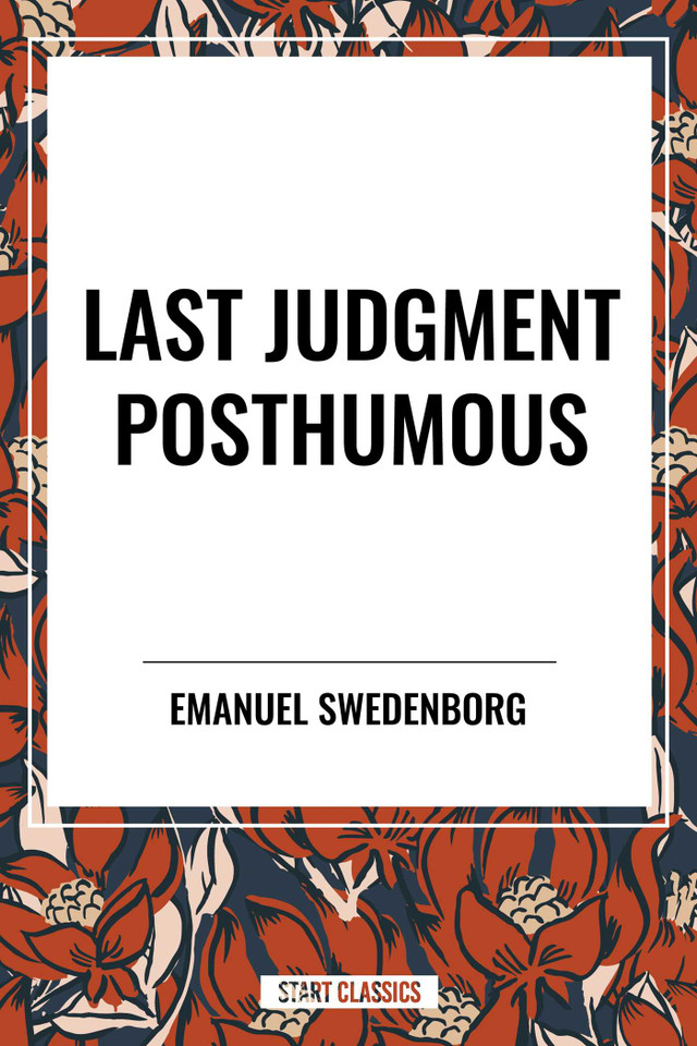 Last Judgment Posthumous book cover by Emanuel Swedenborg
