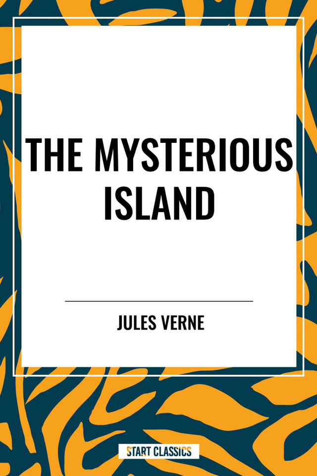 Mysterious Island book cover by Jules Verne