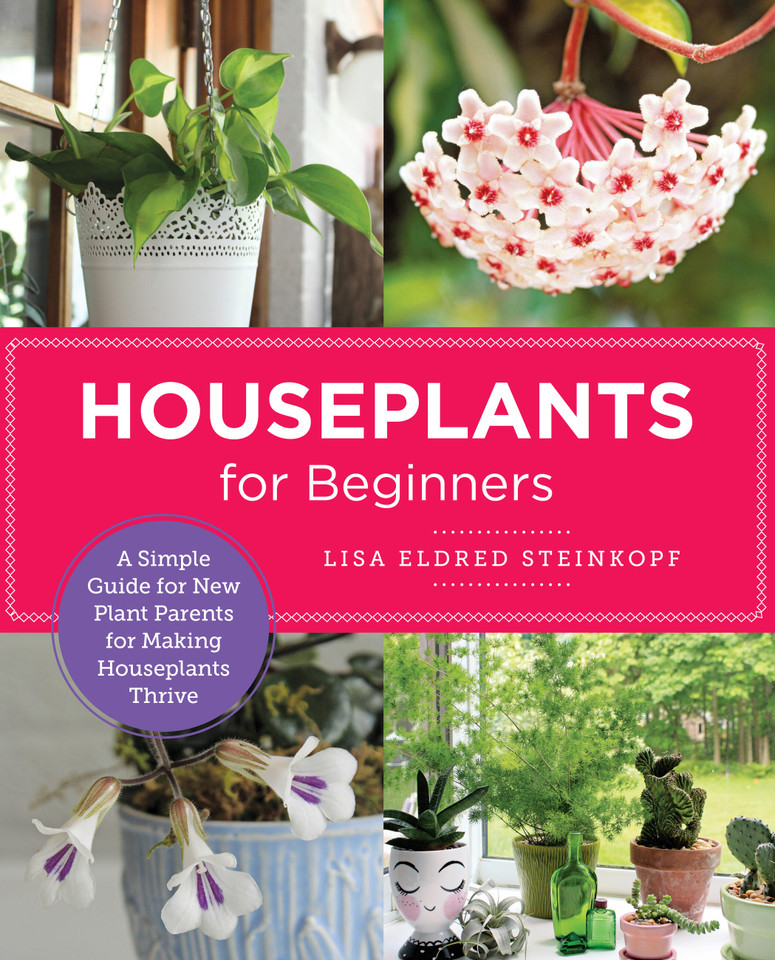 Houseplants for Beginners: A Simple Guide for New Plant Parents for Making Houseplants Thrive (New Shoe Press) book cover by Lisa Eldred Steinkopf