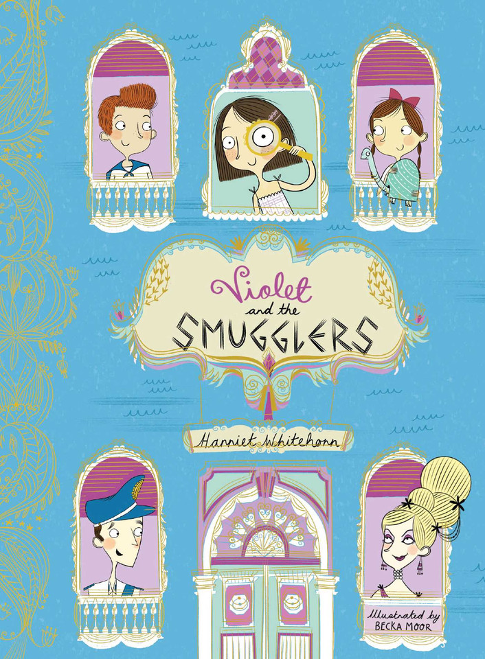 Violet and the Smugglers (Violet Investigates) book cover by Harriet Whitehorn