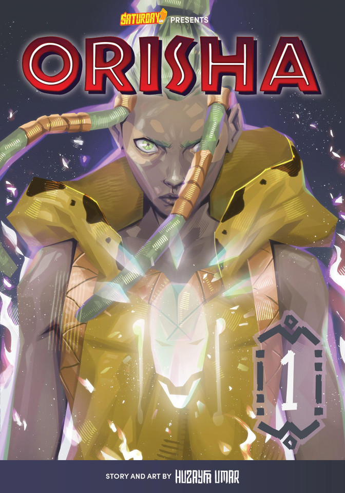 Orisha, Volume 1: With Great Power (Saturday AM TANKS / Orisha) book cover by Huzayfa Umar, Saturday AM