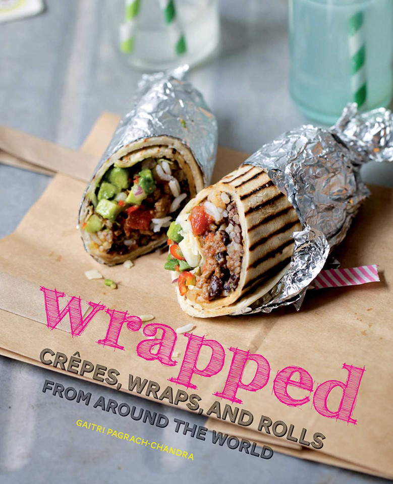 Wrapped: Crepes, Wraps, and Rolls from around the World book cover by Gaitri Pagrach-Chandra