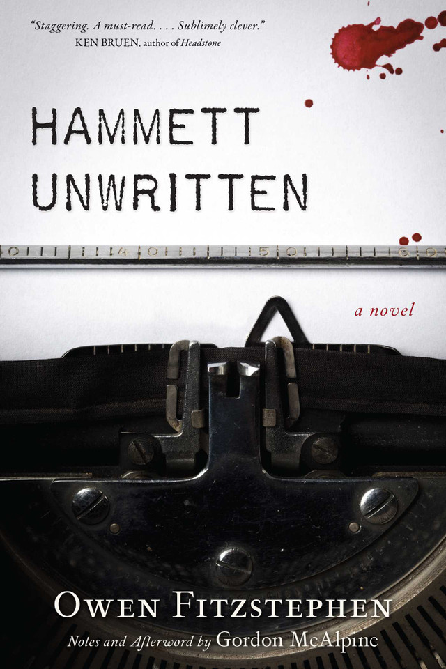 Hammett Unwritten book cover by Owen Fitzstephen