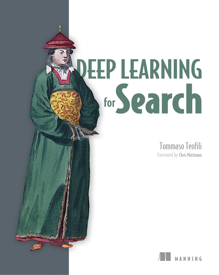 Deep Learning for Search book cover by Tommaso Teofili