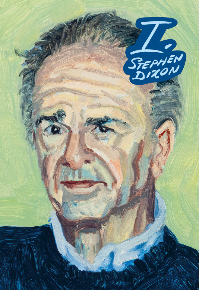 I. book cover by Stephen Dixon