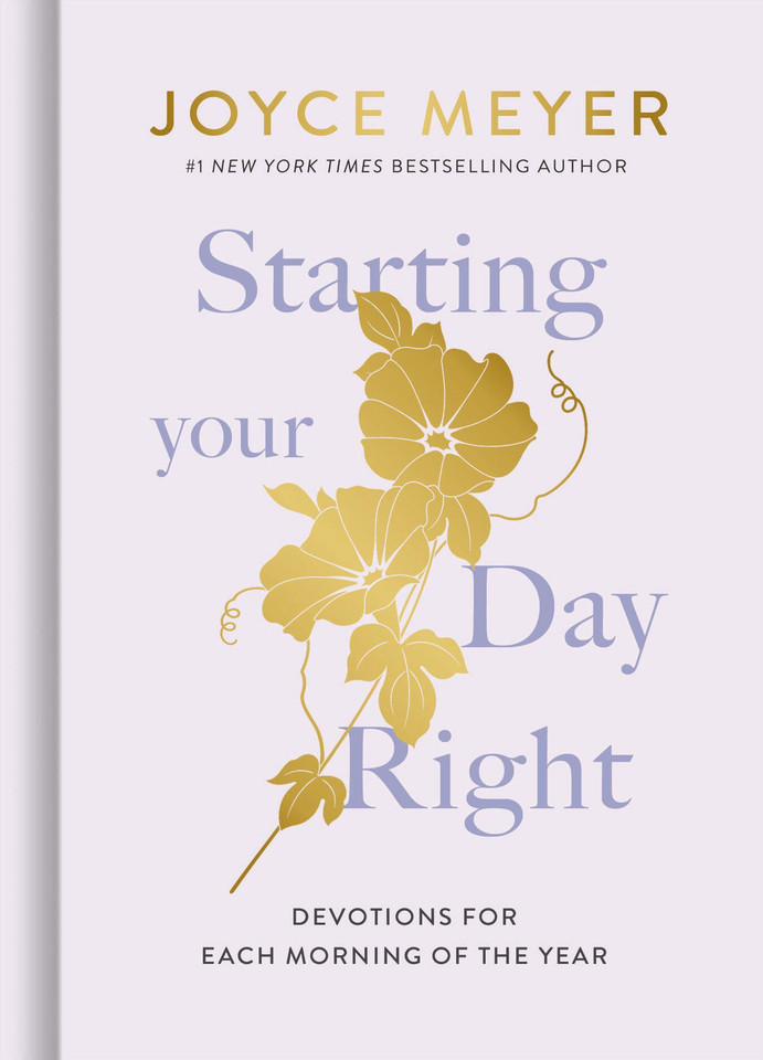 Starting Your Day Right: Devotions for Each Morning of the Year book cover by Joyce Meyer