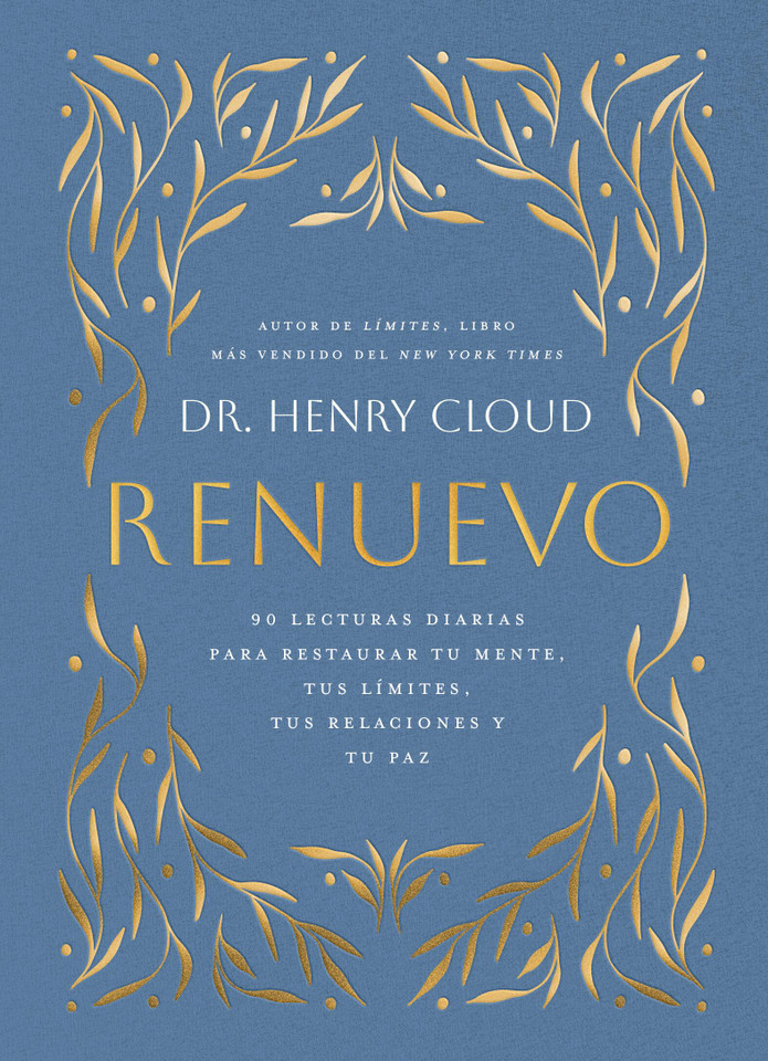 Renuevo (Renewal): 90 lectures diaries para restaurar tu mente, tus límites, tus relaciones y tu paz  (90 Daily Readings for Restoring Your Mind, Your Boundaries, Your Relationships, and Your Peace) book cover by Dr. Henry Cloud