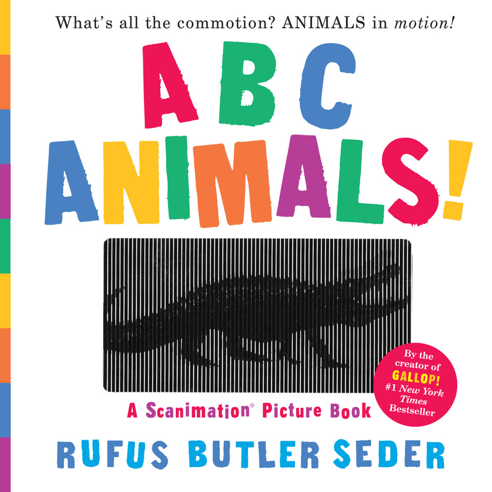 ABC Animals!: A Scanimation Picture Book (Scanimation) book cover by Rufus Butler Seder