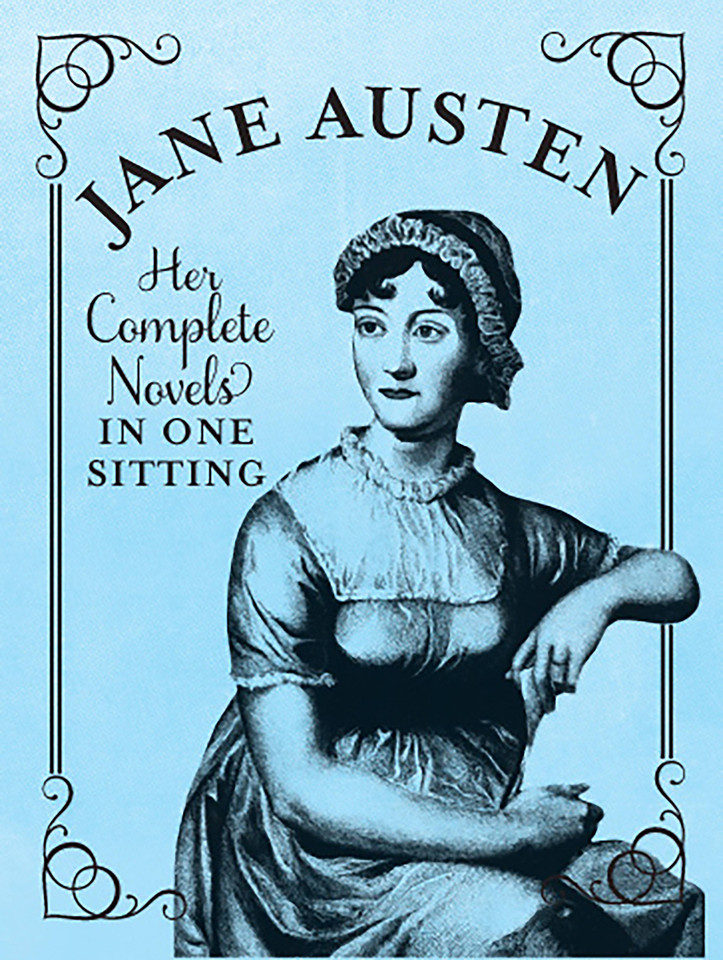 Jane Austen: The Complete Novels in One Sitting (RP Minis) book cover by Jennifer Kasius