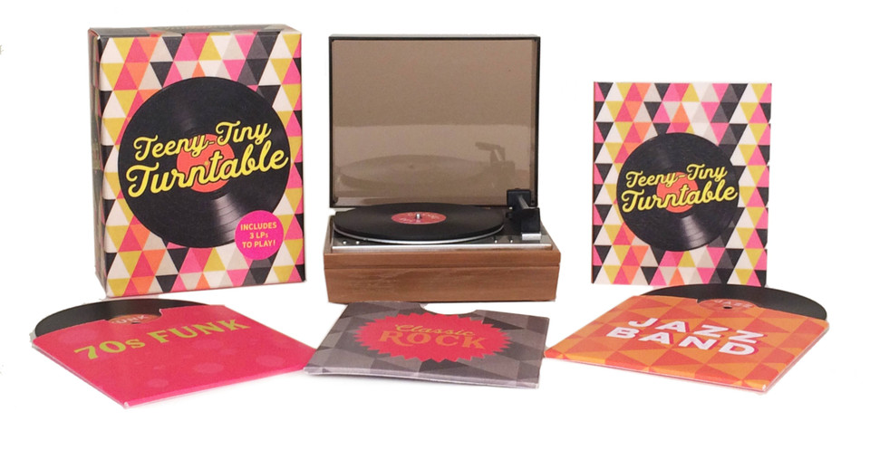 Teeny-Tiny Turntable: Includes 3 Mini-LPs to Play! (RP Minis) book cover by Running Press
