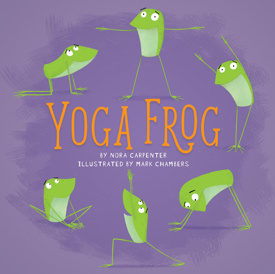 Yoga Frog book cover by Nora Shalaway Carpenter