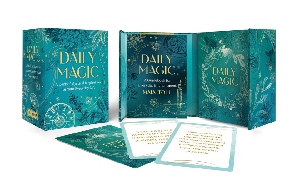 Daily Magic: A Deck of Mystical Inspiration for Your Everyday Life (RP Minis) book cover by Maia Toll