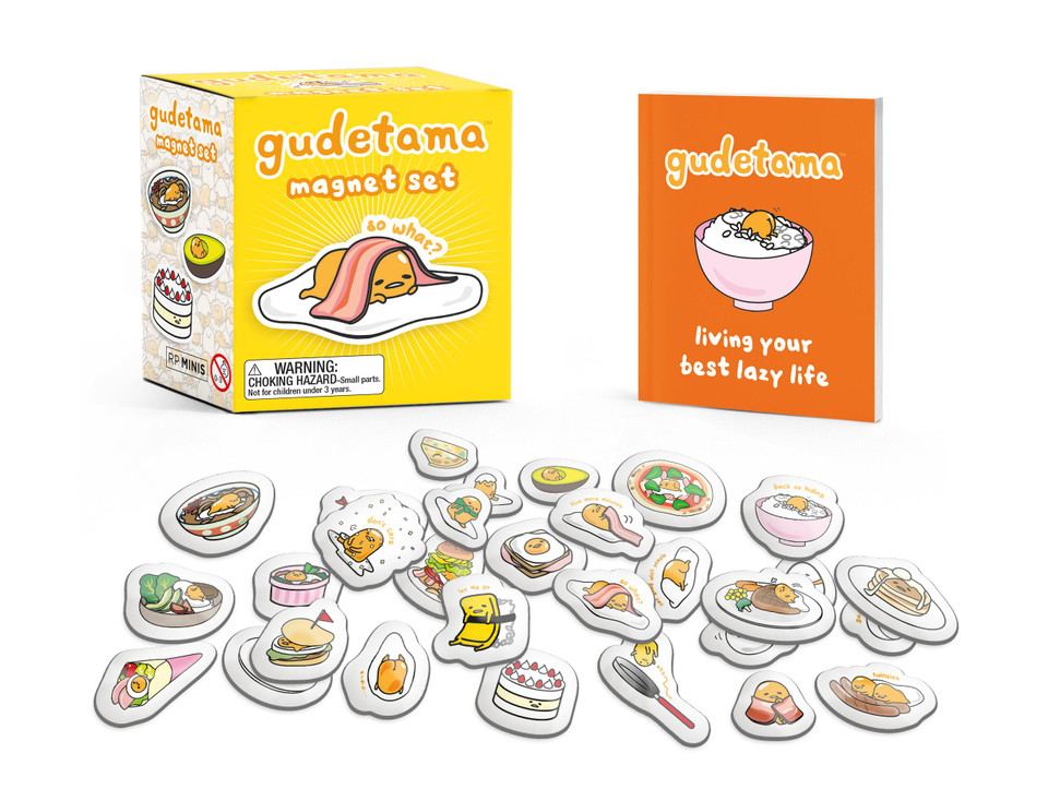 Gudetama Magnet Set (RP Minis) book cover by Jenn Fujikawa