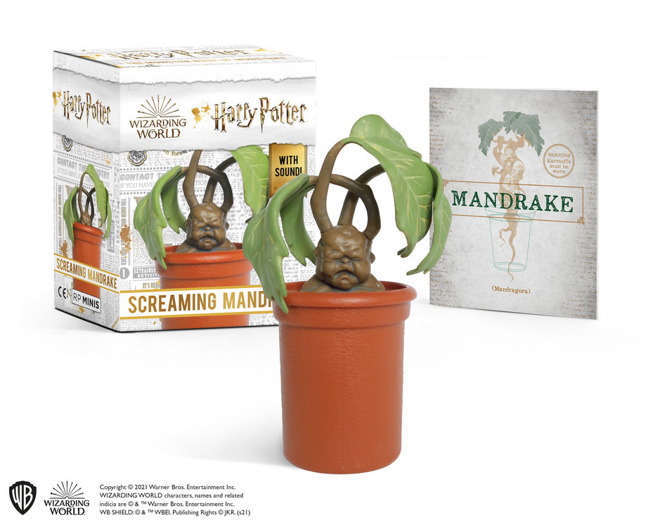 Harry Potter Screaming Mandrake: With Sound! (RP Minis) book cover by Donald Lemke